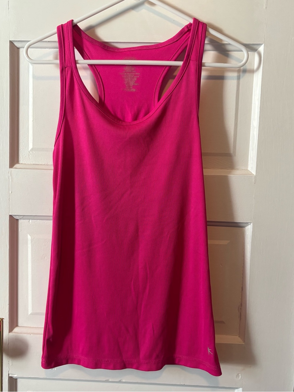 Danskin Now Bright Pink Racerback Tank Top